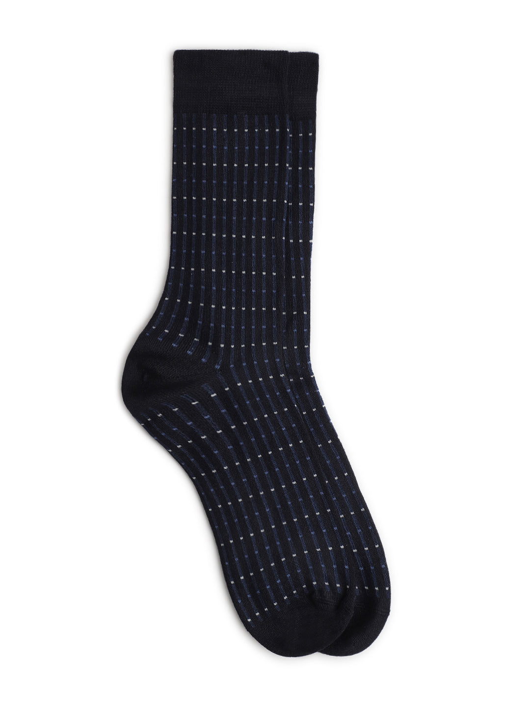 Lindbergh Men Navy Blue Striped Socks