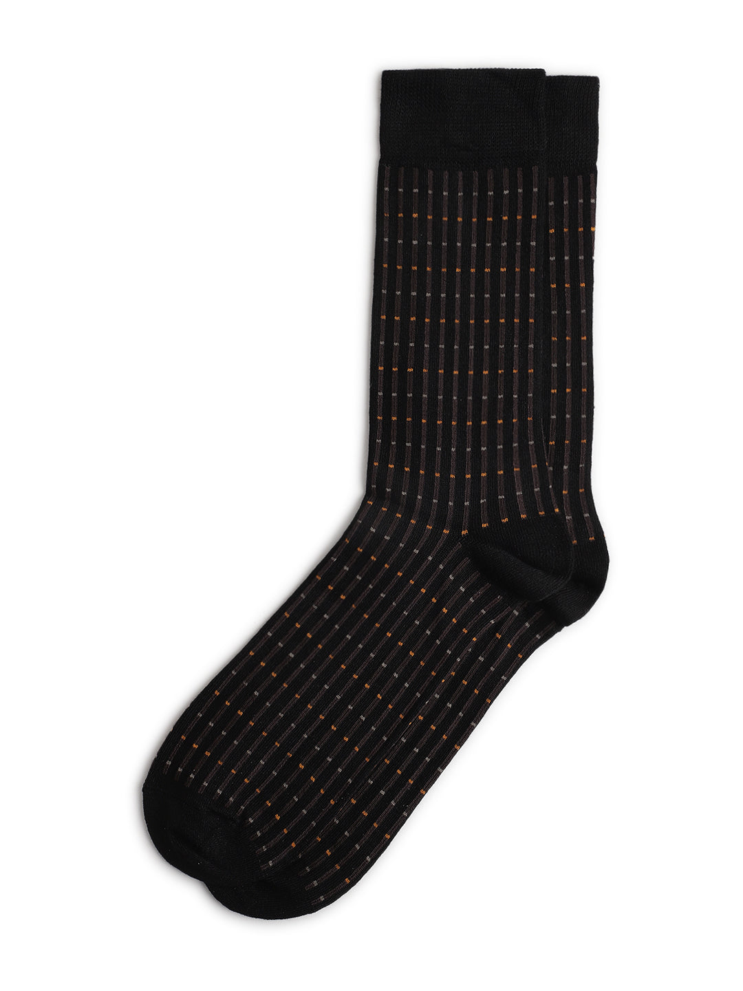 Lindbergh Men Rust Striped Socks
