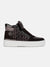 Dkny Women Brown Printed Round Toe Lace-Ups Sneakers