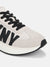 Dkny Women Grey Solid Round Toe Lace-Ups Sneakers