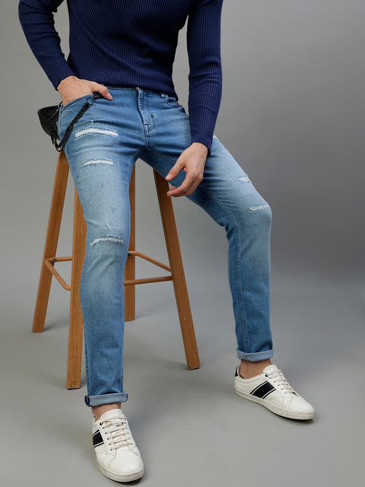 Antony Morato Men Solid Tapered Fit Jeans