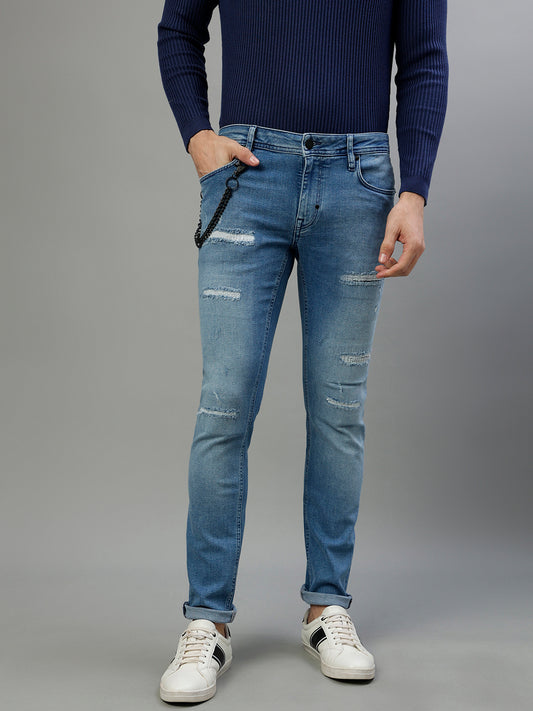Antony Morato Men Solid Tapered Fit Jeans