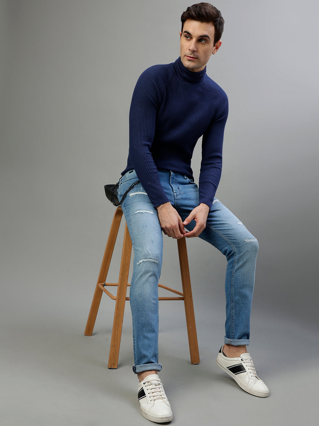 Antony Morato Men Solid Tapered Fit Jeans