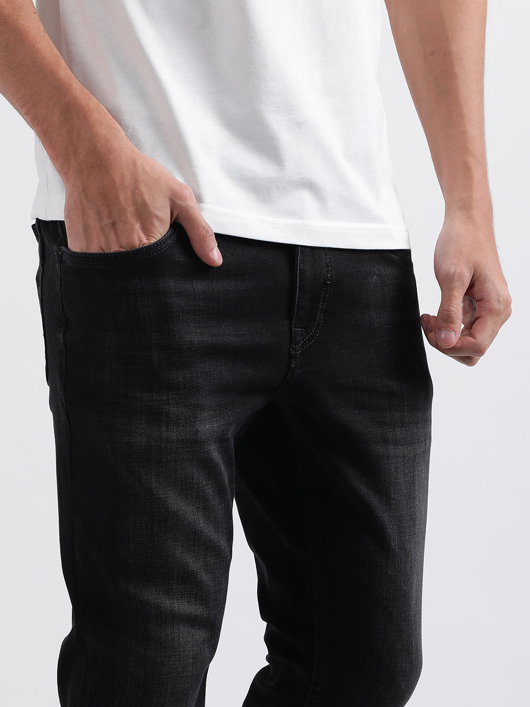 Antony Morato Men Solid Skinny Fit Jeans