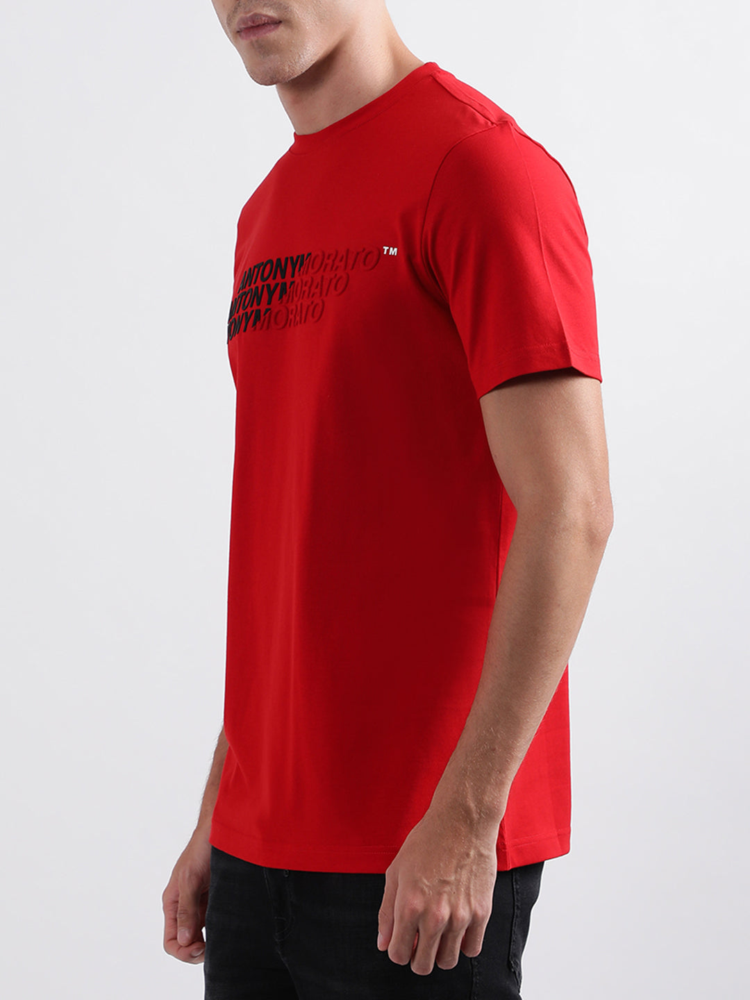 Antony Morato Red Regular Fit T-Shirt