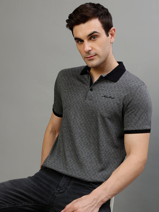 Antony Morato Black Fashion Regular Fit Polo T-Shirt