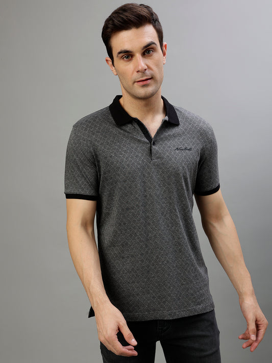 Antony Morato Black Fashion Regular Fit Polo T-Shirt