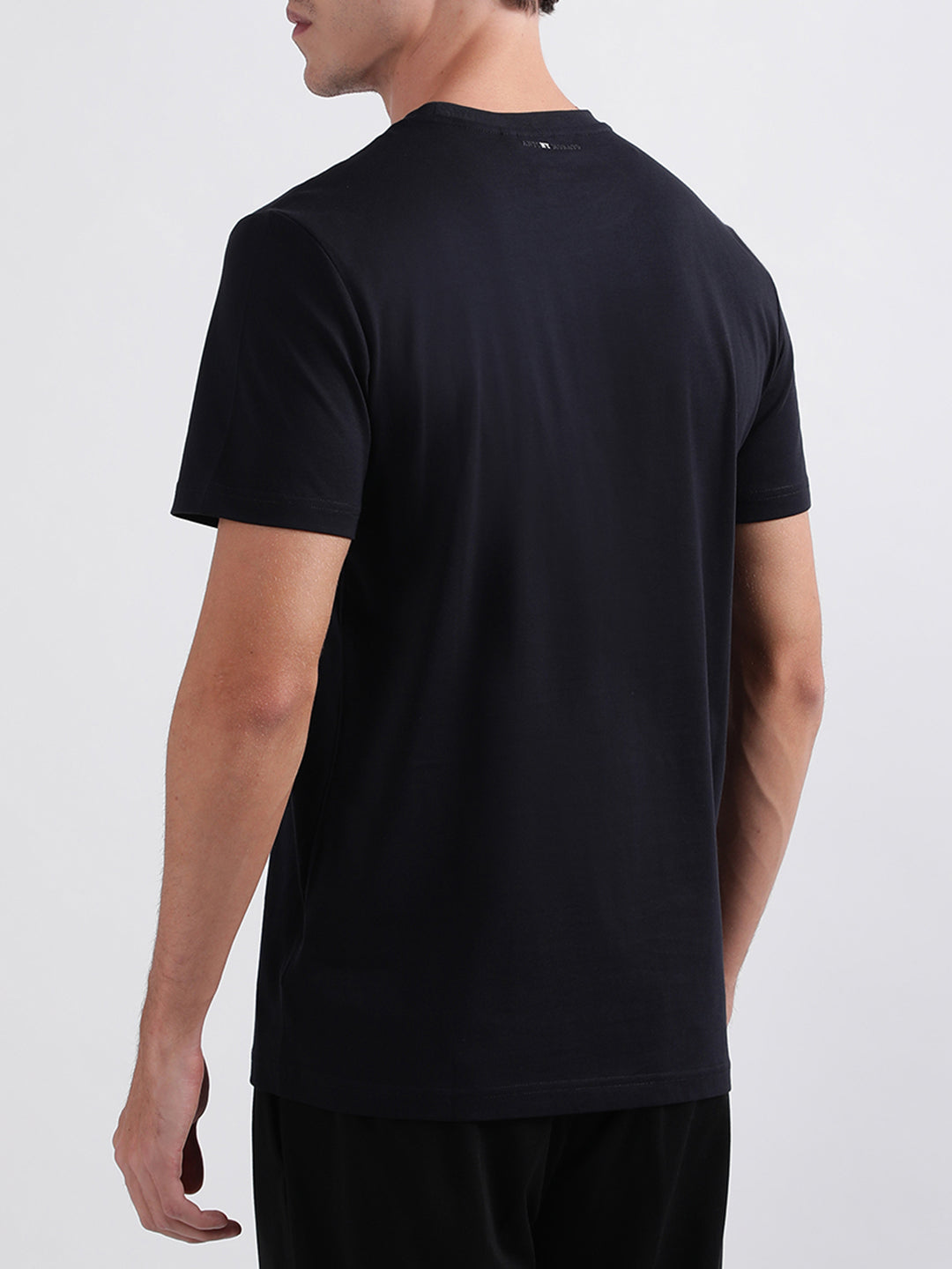 Antony Morato Blue Animal Print Regular Fit T-Shirt