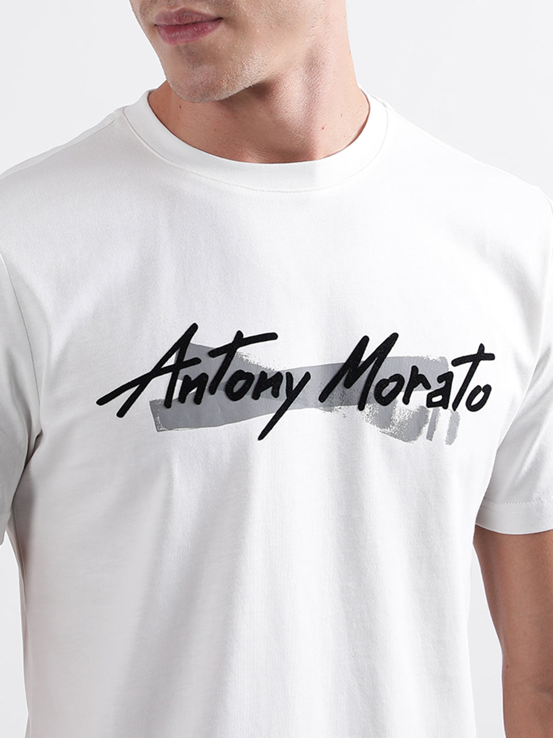 Antony Morato White Regular Fit T-Shirt