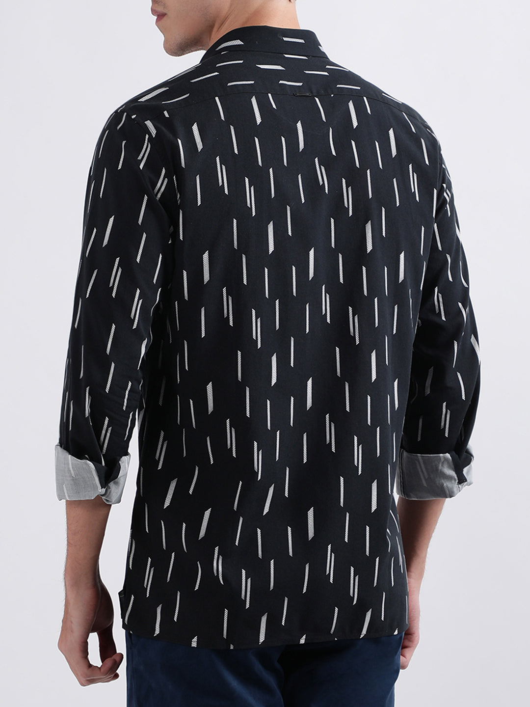 Antony Morato Black Self Regular Fit Shirt