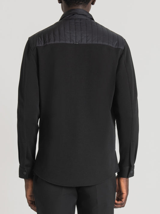Antony Morato Men Solid Shirt Collar Full Sleeves Jacket