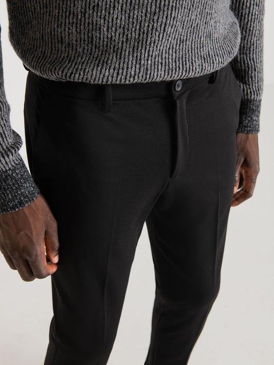 Antony Morato Men Black Solid Super Skinny Trouser