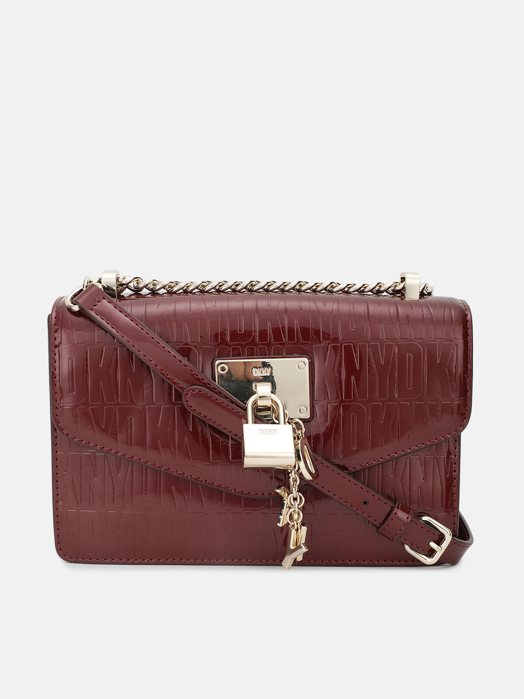 Dkny Women Red Textured Sling Bag