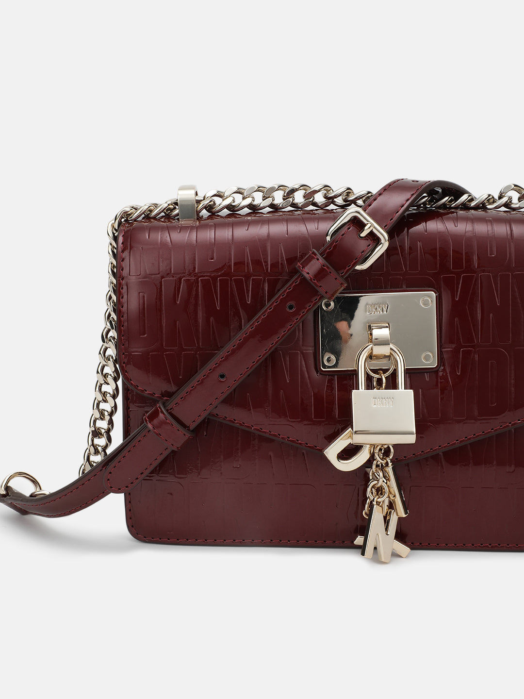 Dkny Women Red Textured Sling Bag