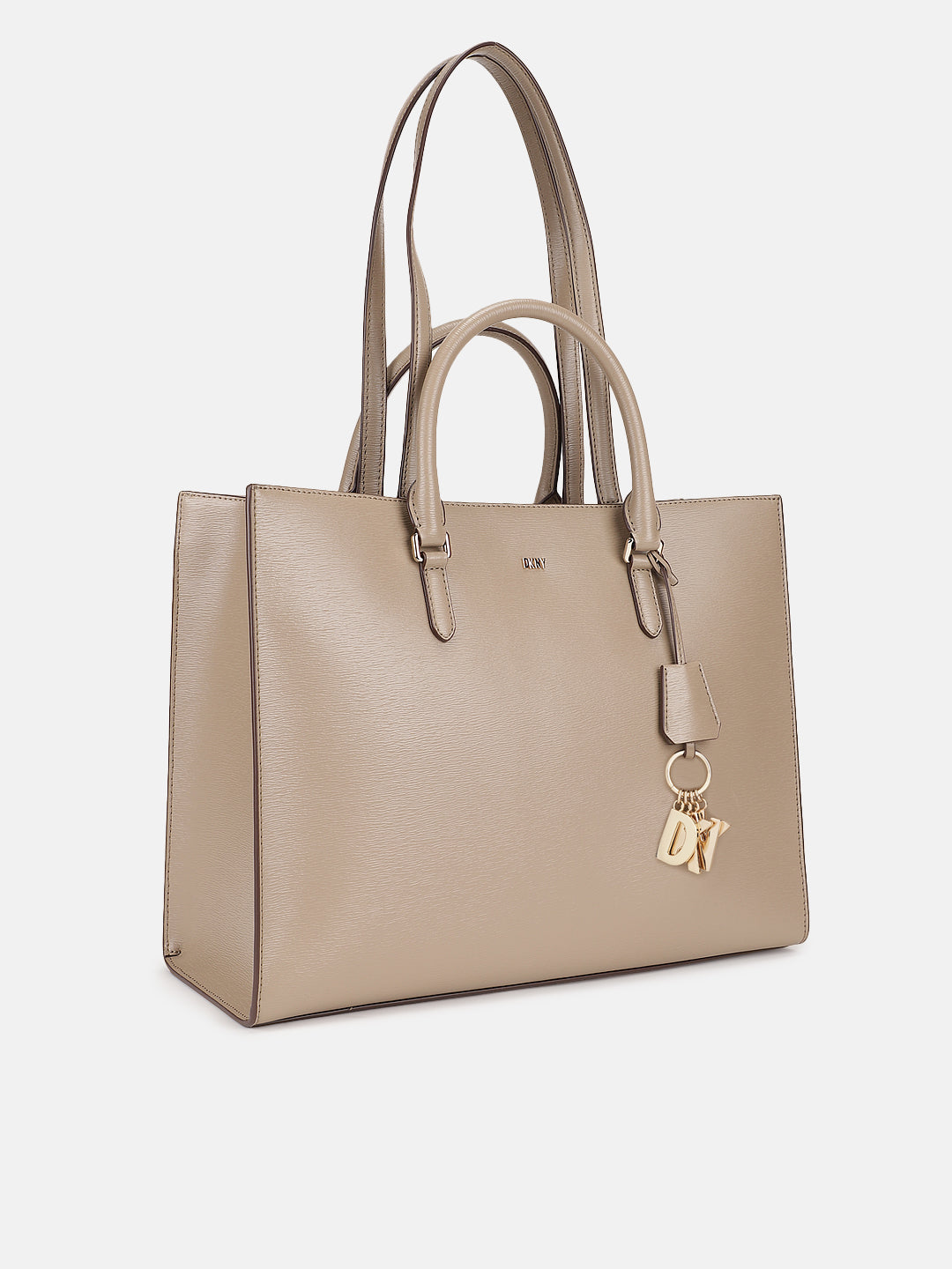 Dkny Women Beige Solid Bags