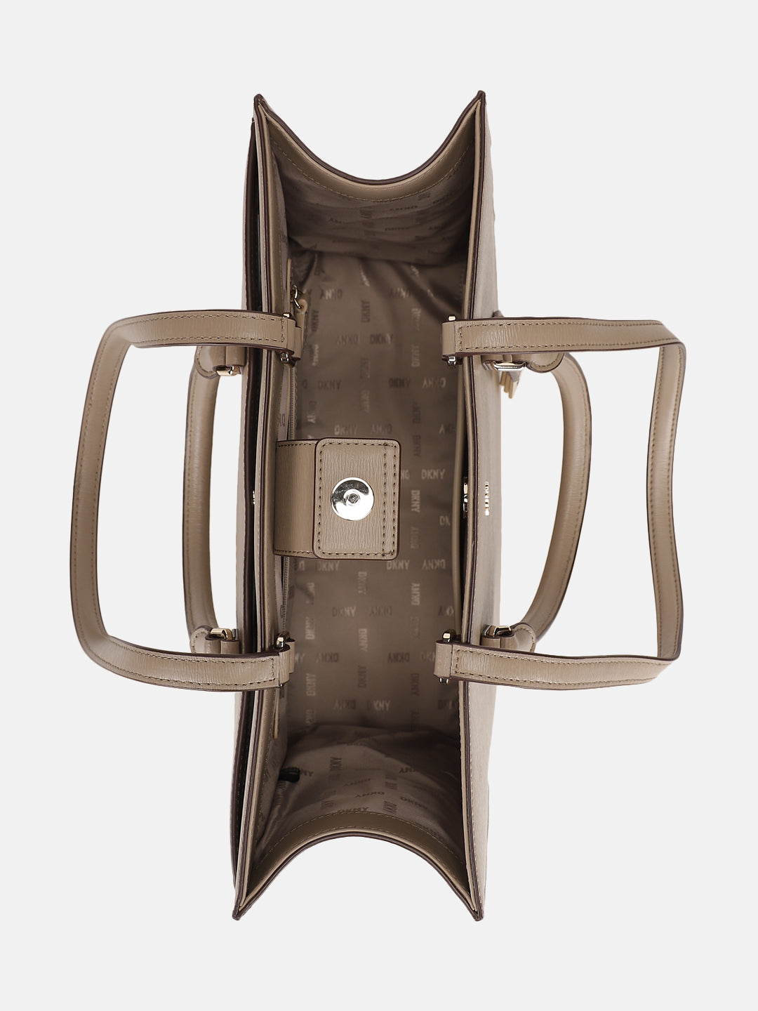 Dkny Women Beige Solid Bags