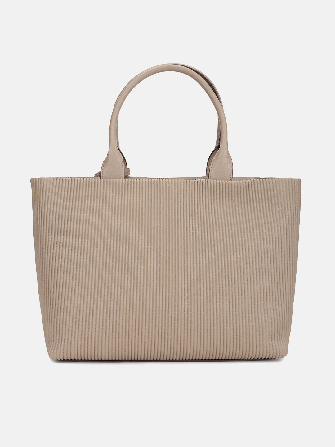 Dkny Women Beige Textured Handheld Bag