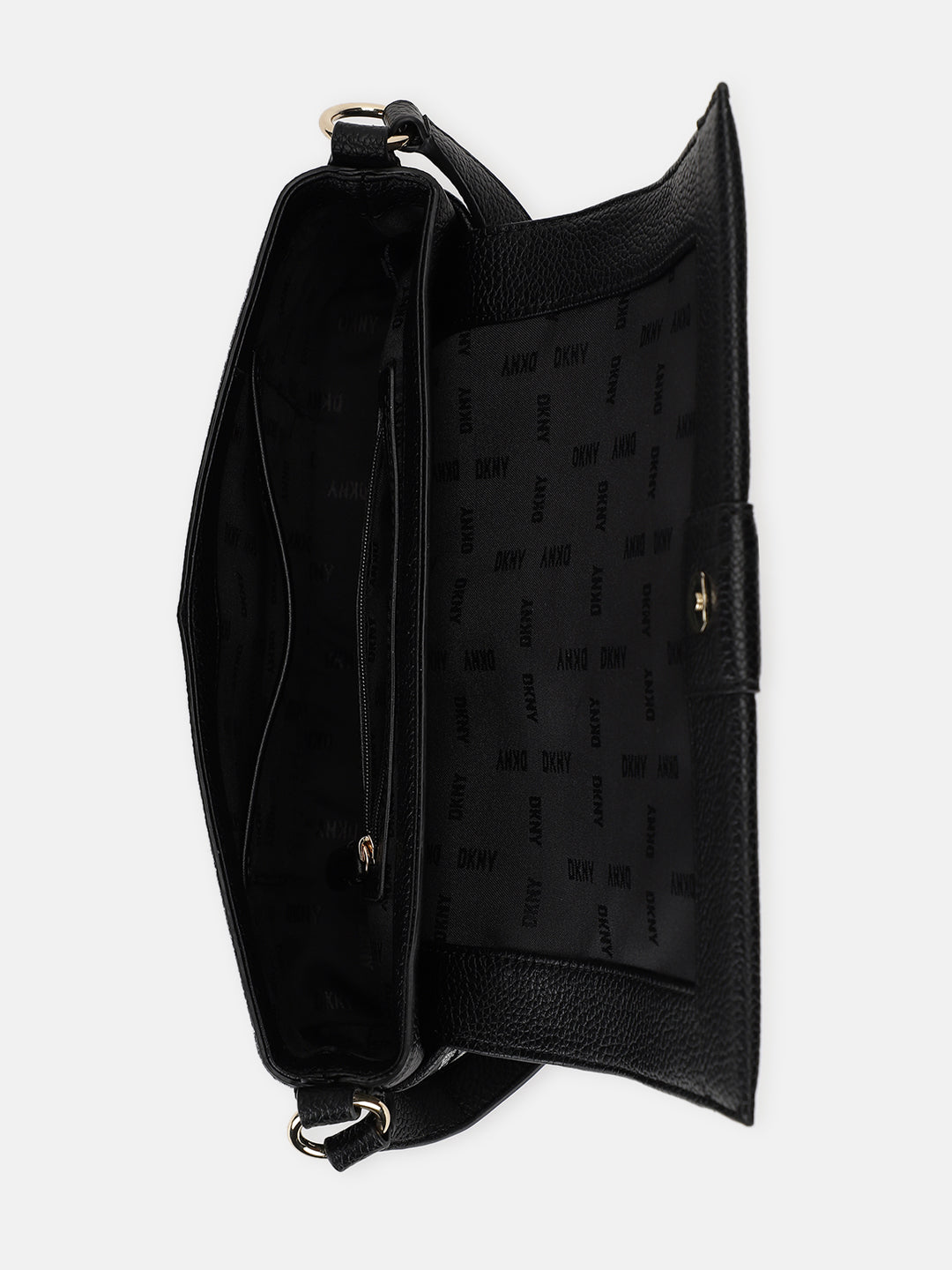 Dkny Women Black Printed Crossbody