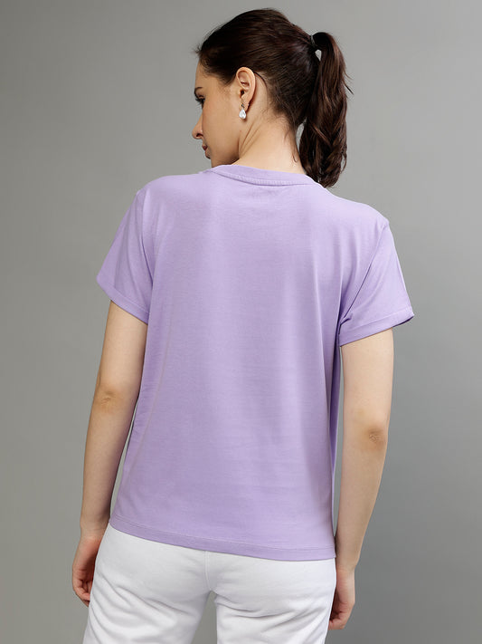 Dkny Purple Fashion Regular Fit T-Shirt