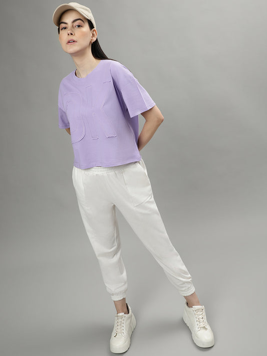 Dkny Purple Fashion Regular Fit Top