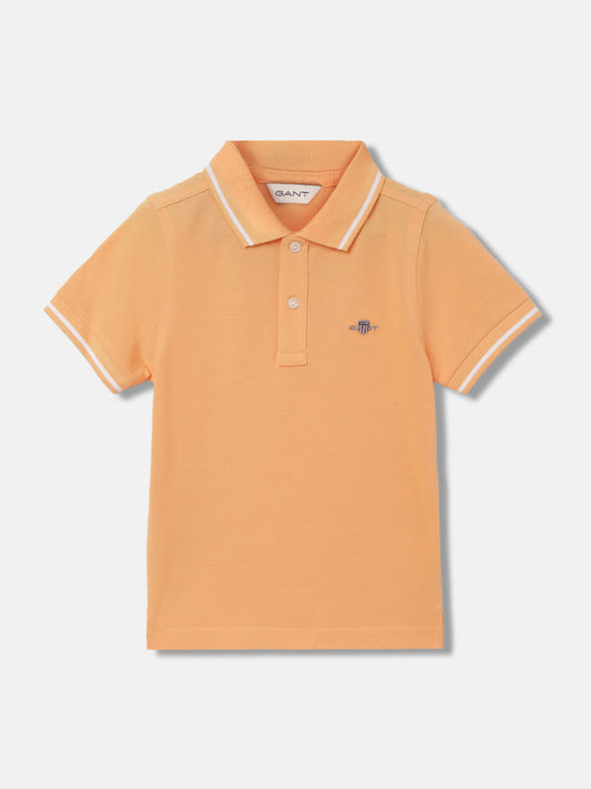 Gant Kids Orange Fashion Regular Fit Polo T-Shirt