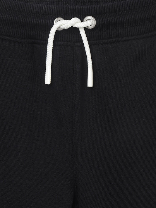 Gant Boys Black Solid Mid-rise Regular Fit Regular Shorts