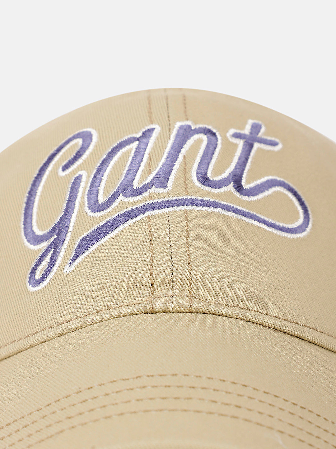 Gant Boys Beige Solid Baseball Cap