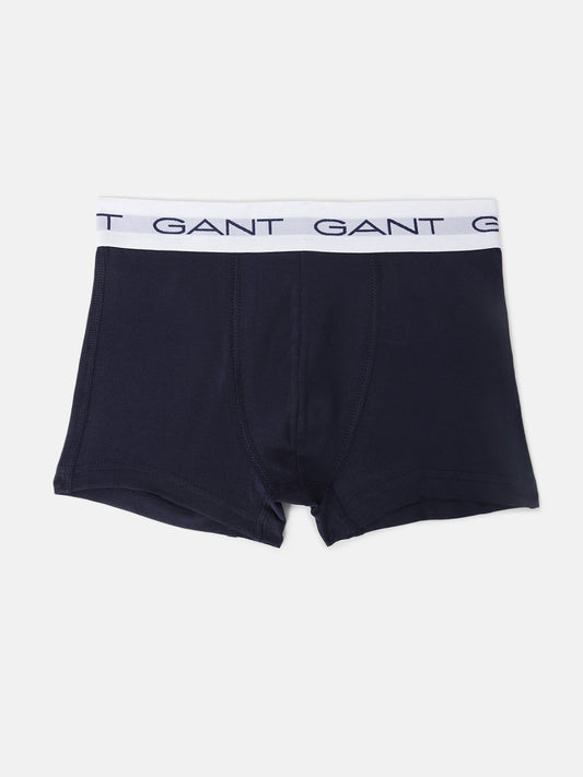 Gant Boys Solid Cotton Trunk (Pack of 3)