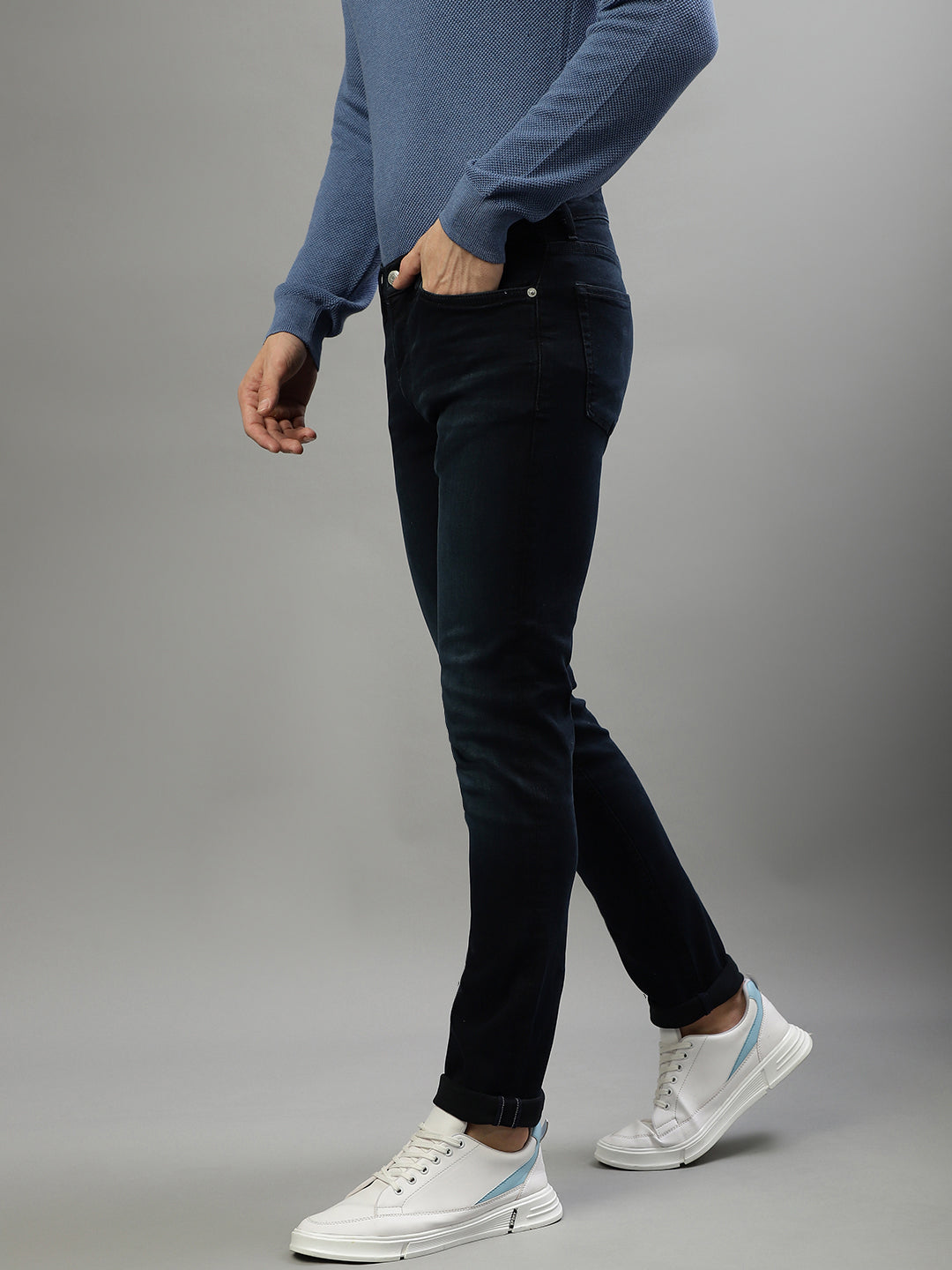 Gant Men Blue Washed Extra Slim Fit Jeans