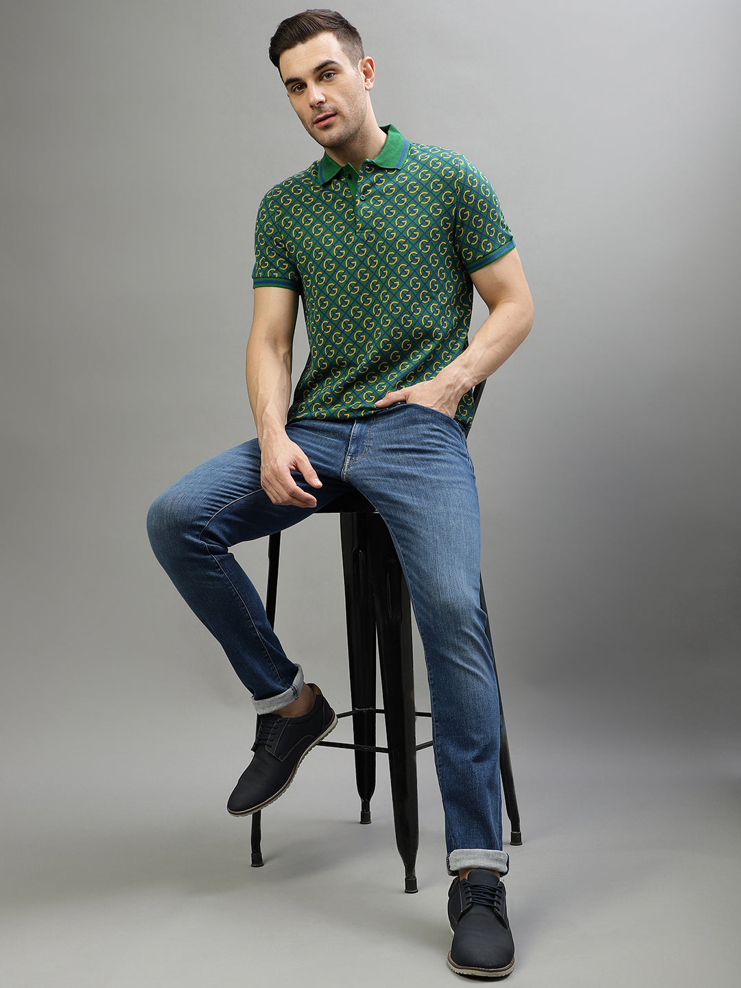 Gant Men Blue Washed Extra Slim Fit Jeans