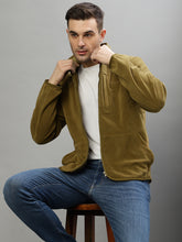 Gant Men Solid Stand Collar Full Sleeves Jacket