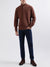 Gant Men Brown Solid High Neck Sweatshirt