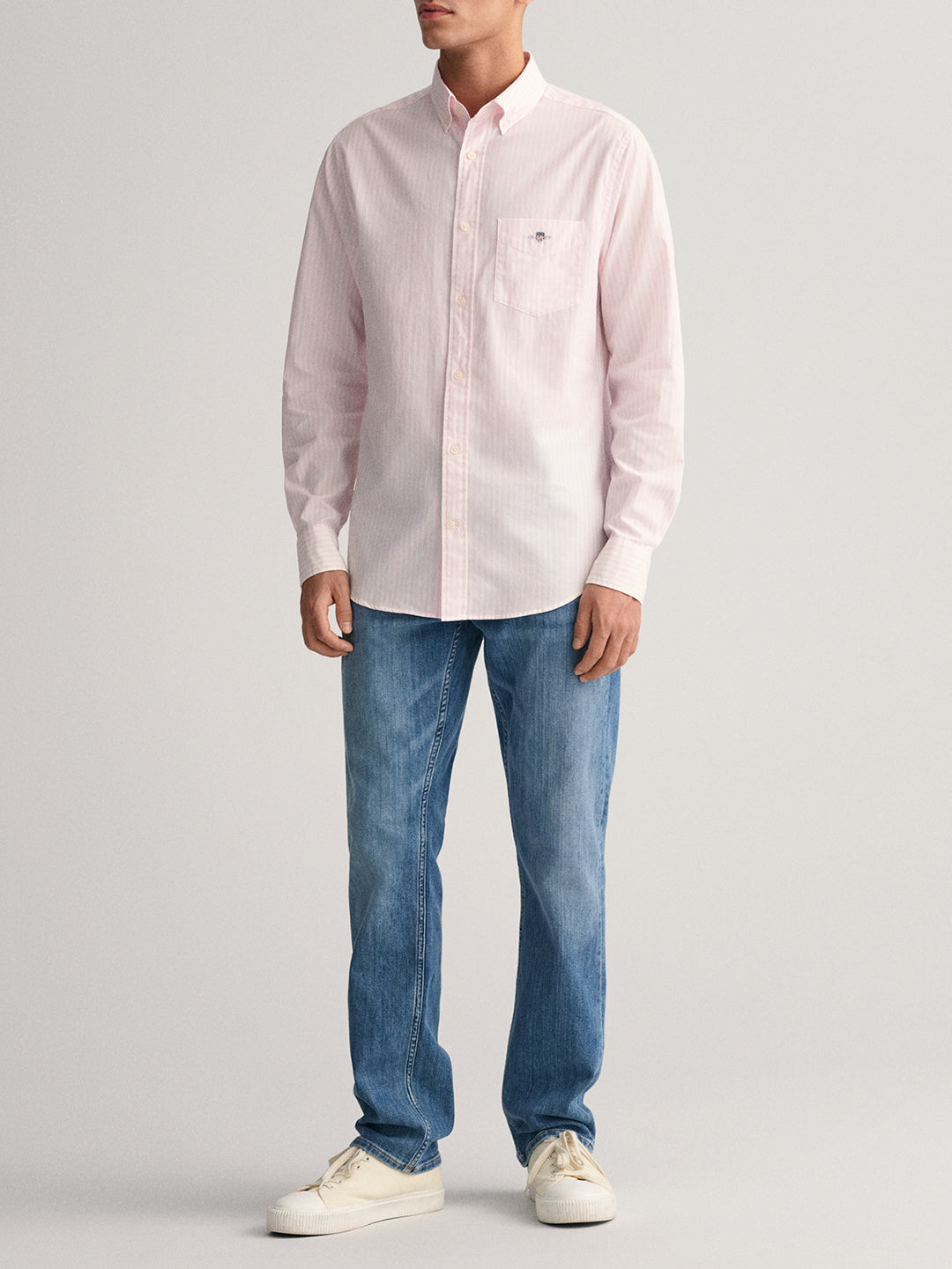 Gant Pink Fashion Striped Regular Fit Shirt