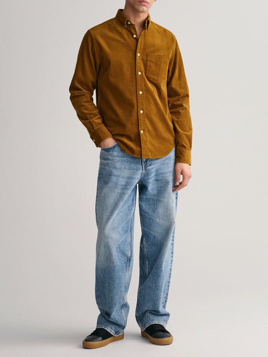 Gant Mustard Fashion Regular Fit Shirt