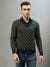 Gant Men Self Design V-Neck Full Sleeves Sweater