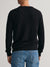Gant Men Black Solid Round Neck Sweater