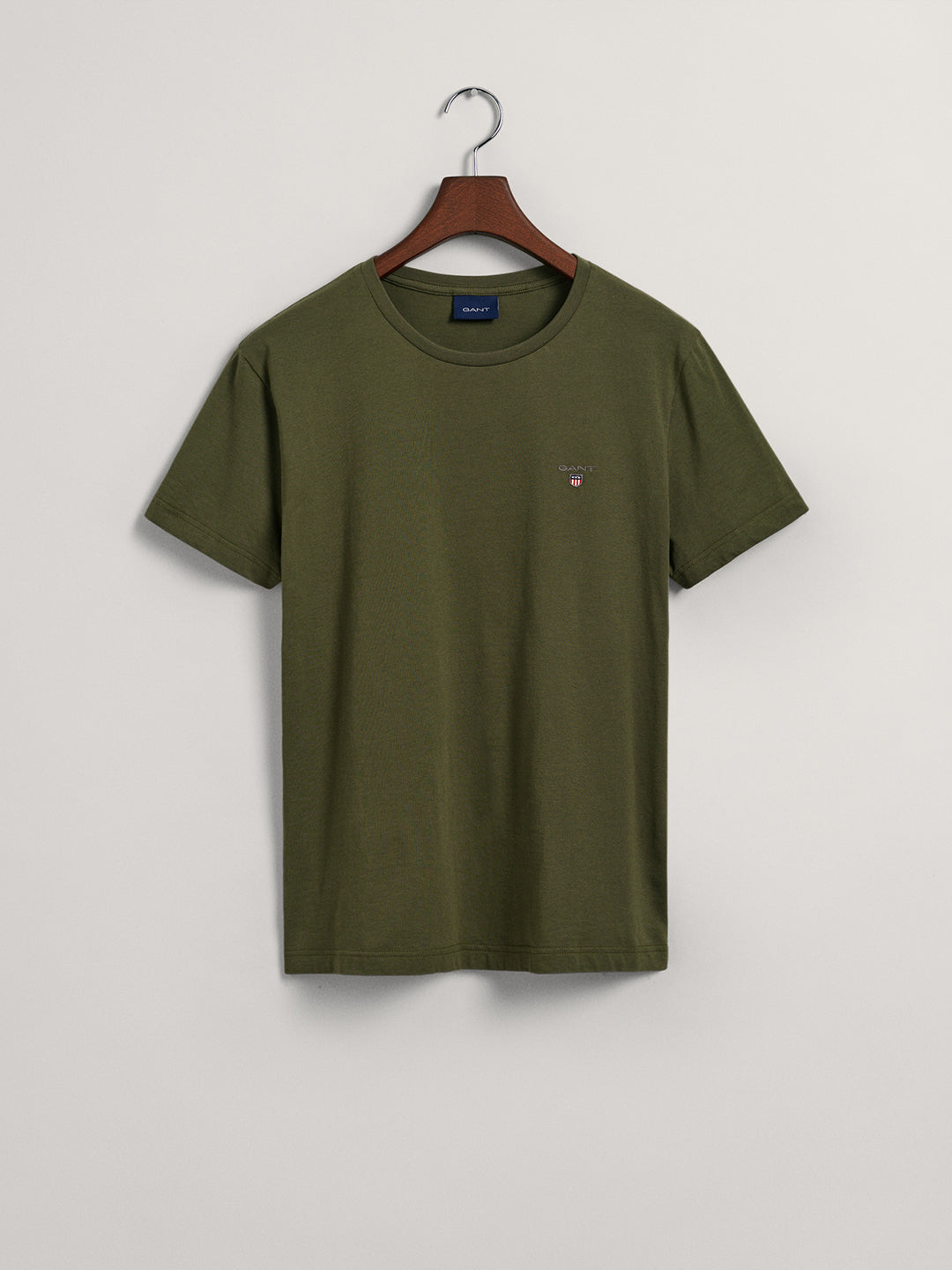 Gant Olive Green Original Regular Fit T-Shirt