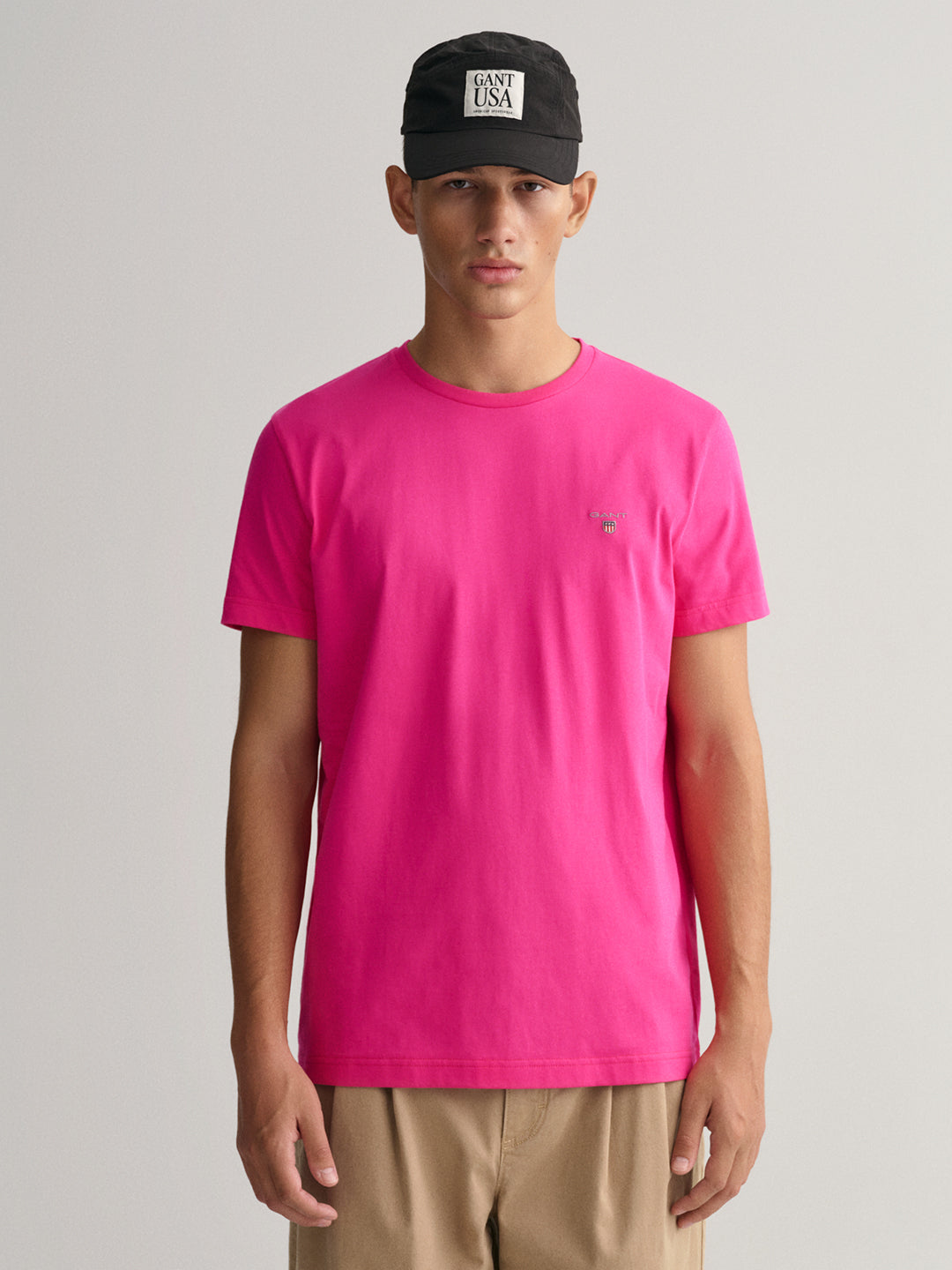 Gant Men Pink T-shirt