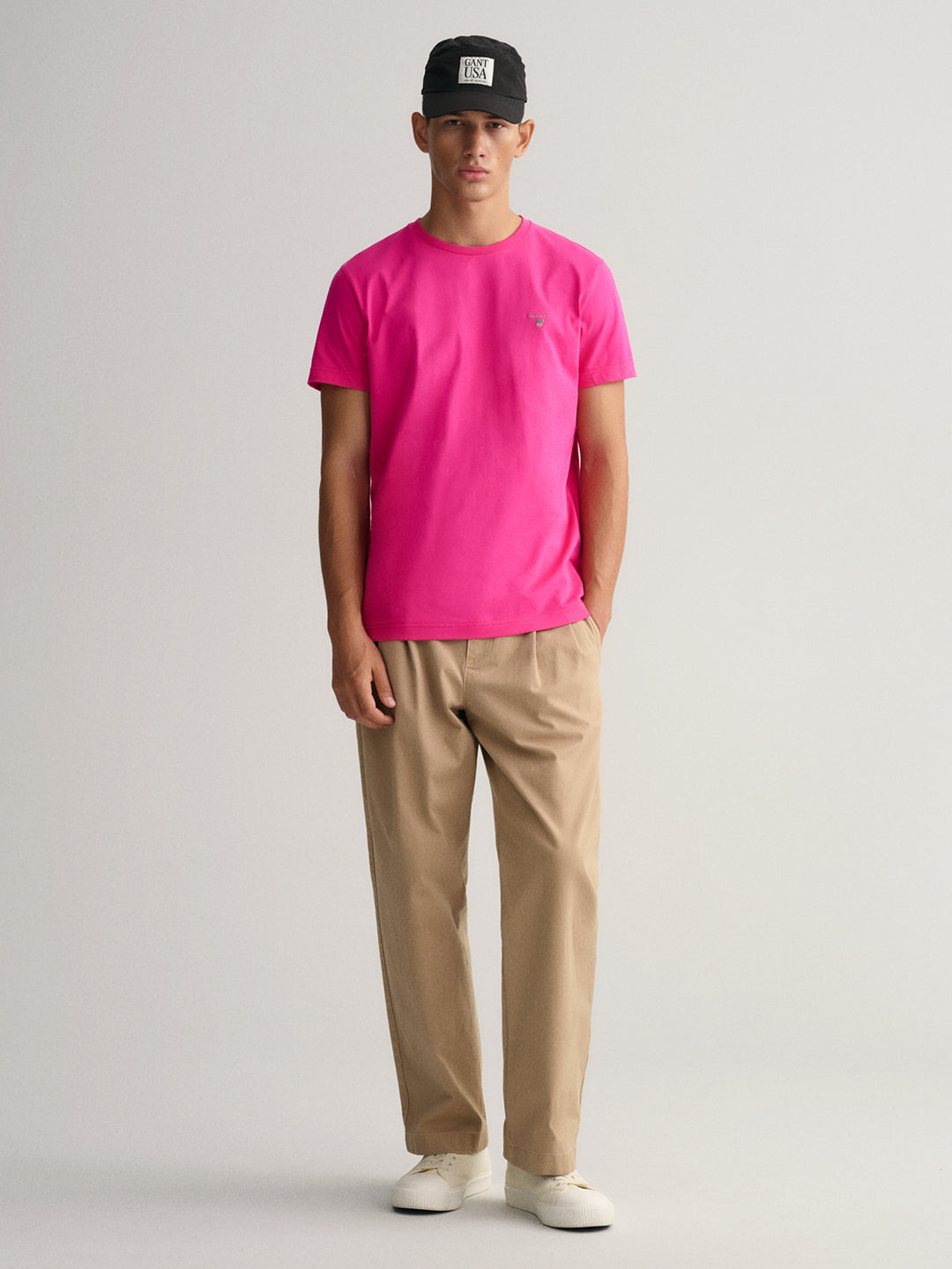 Gant Pink Original Regular Fit T-Shirt
