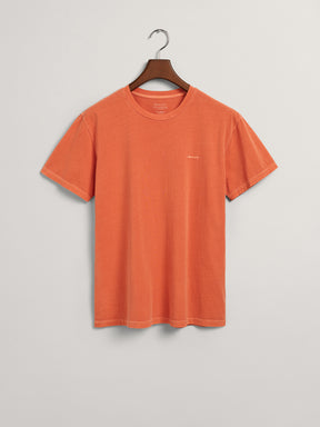 Gant Round Neck Short Sleeves Relaxed Fit Pure Cotton T-shirt