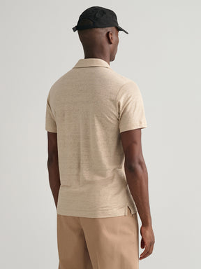 Gant Polo Collar Pure Linen T-shirt