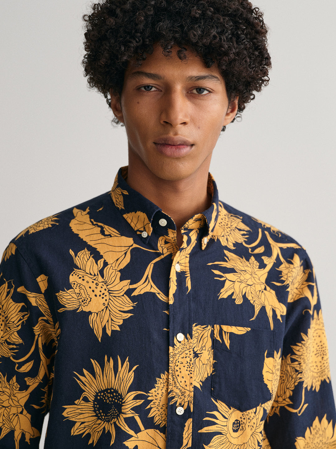 Gant Multi Sunflower Print Regular Fit Shirt