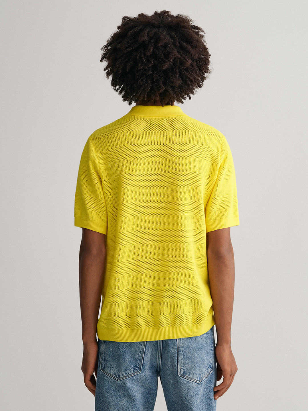 Gant Yellow Relaxed Fit Polo T-Shirt