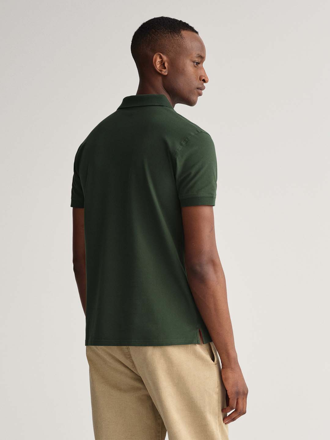Gant Green Regular Fit Polo T-Shirt