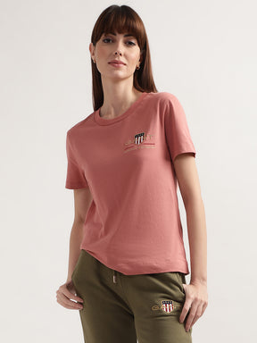 Gant Women Pink T-shirt