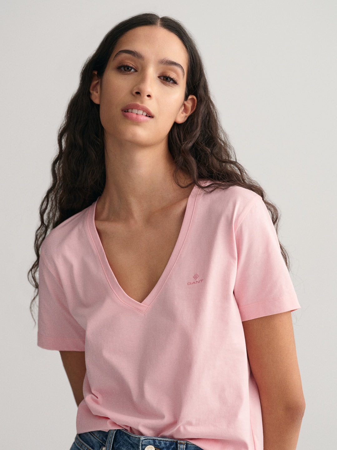 Gant Pink Preppy Relaxed Fit T-Shirt