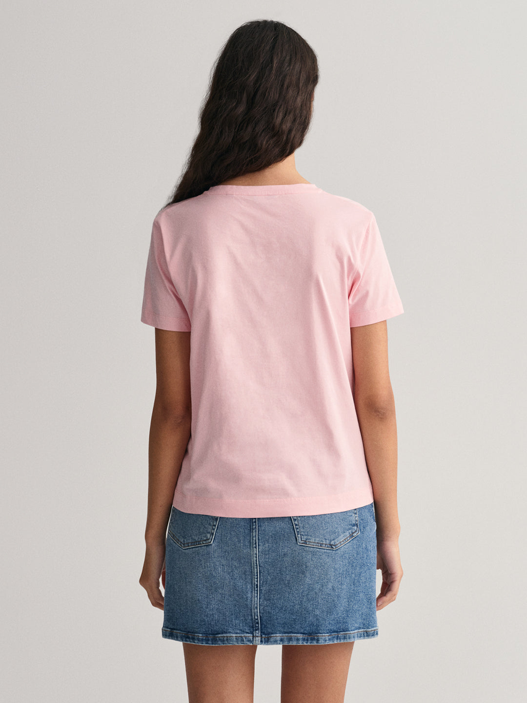 Gant Pink Preppy Relaxed Fit T-Shirt