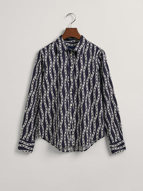 Gant Abstract Printed Cotton Shirt