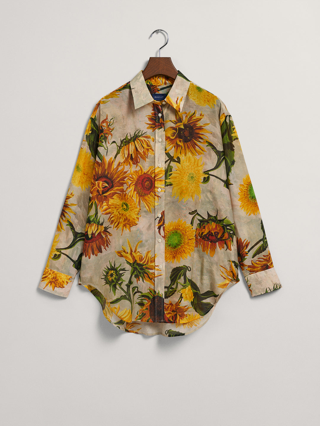 Gant Multi Preppy Floral Print Relaxed Fit Shirt