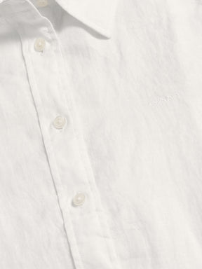 Gant Spread Collar Opaque Linen Casual Shirt